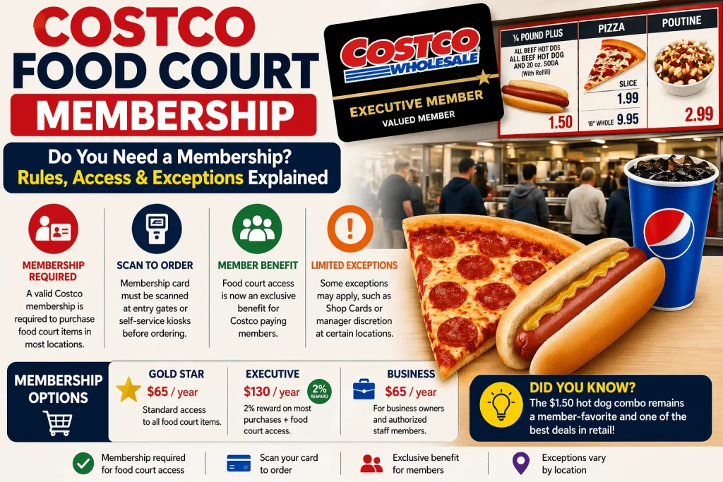 costco food court membership