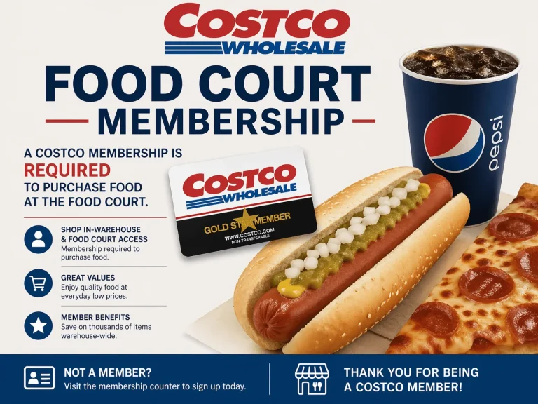 costco food court membership rules