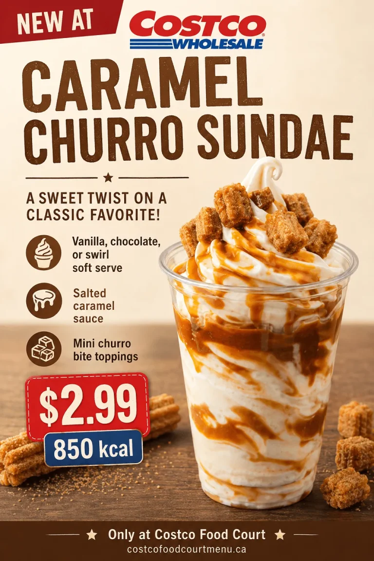 Costco’s New Caramel Churro Sundae