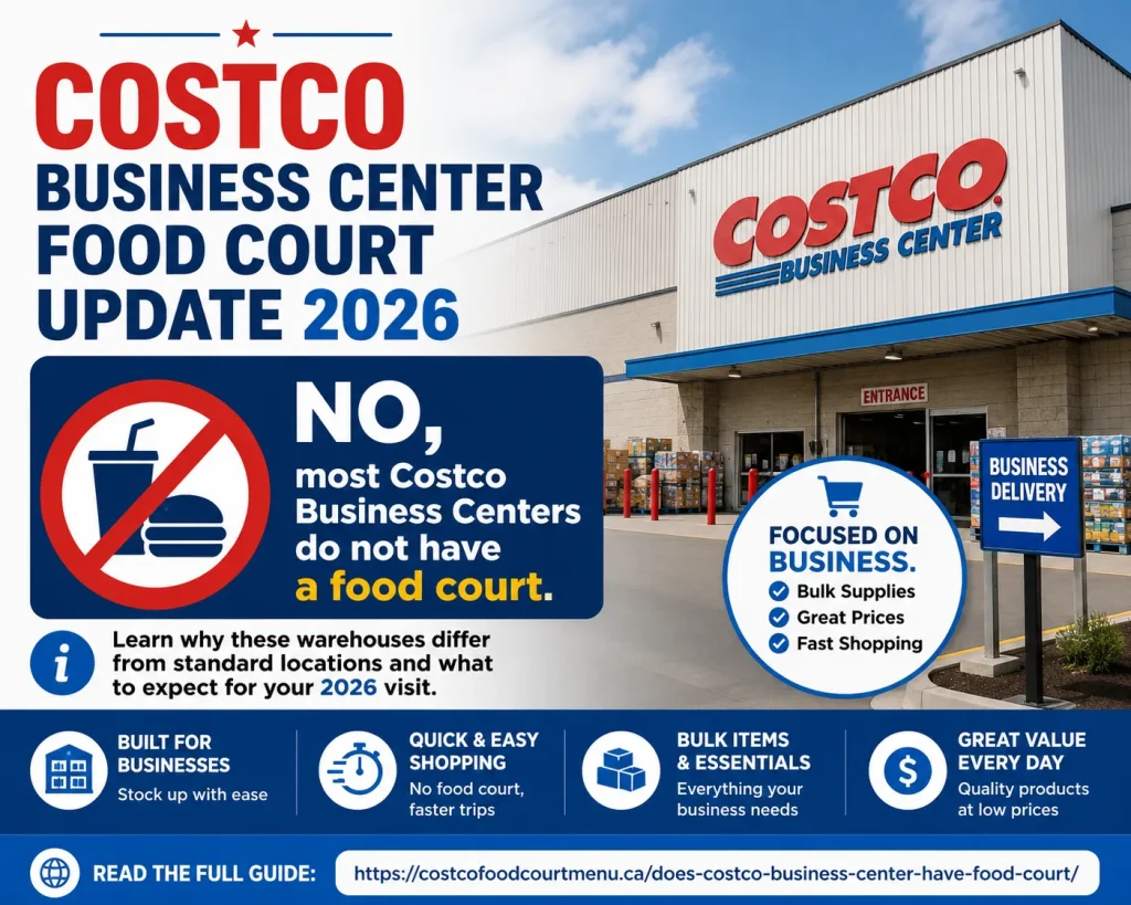 Does Costco Business Center Have Food Court