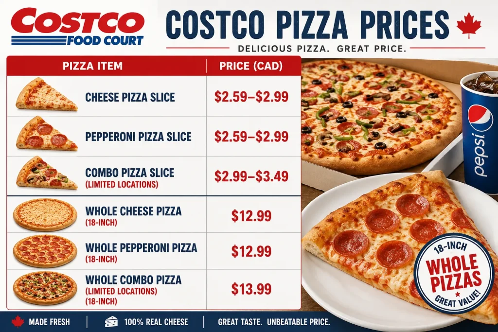 Costco Pizza Prices