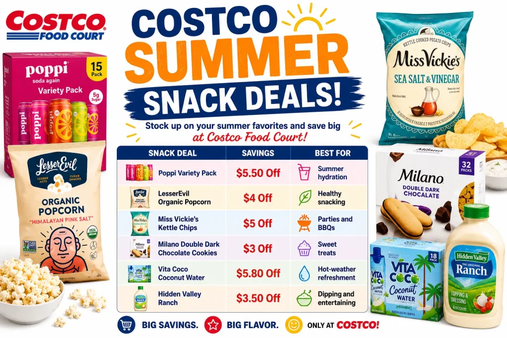 Costco Summer Snack Deals
