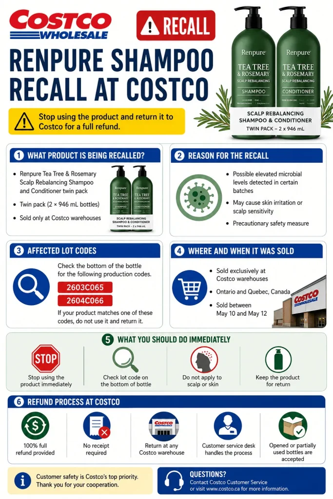 Renpure Shampoo Recall Costco