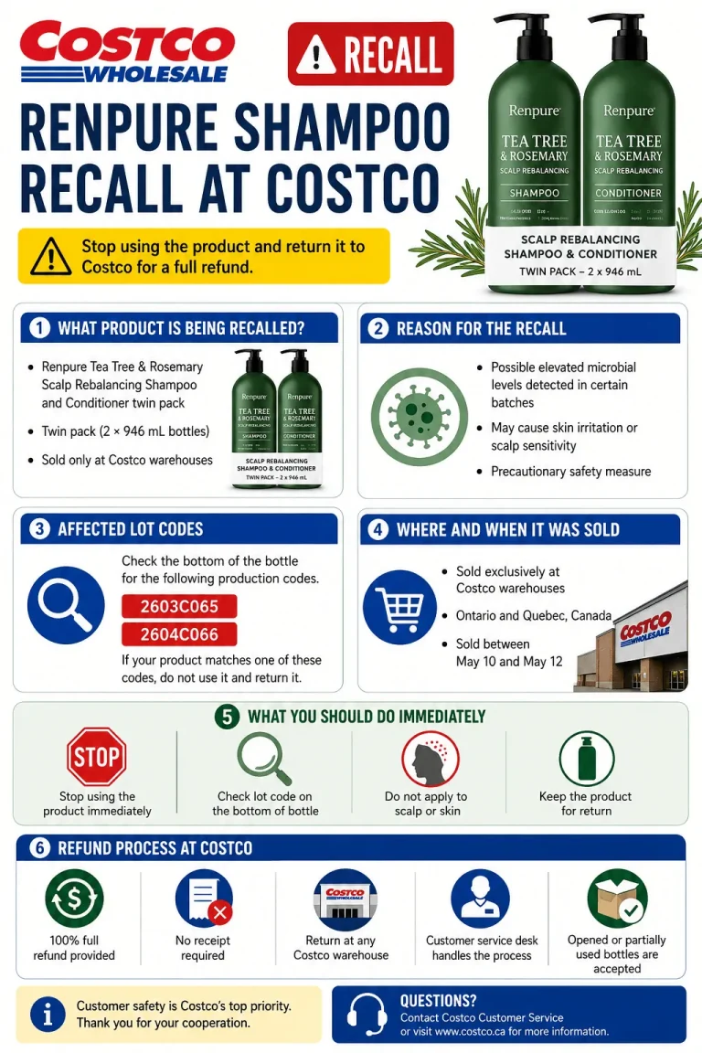 Renpure Shampoo Recall Costco