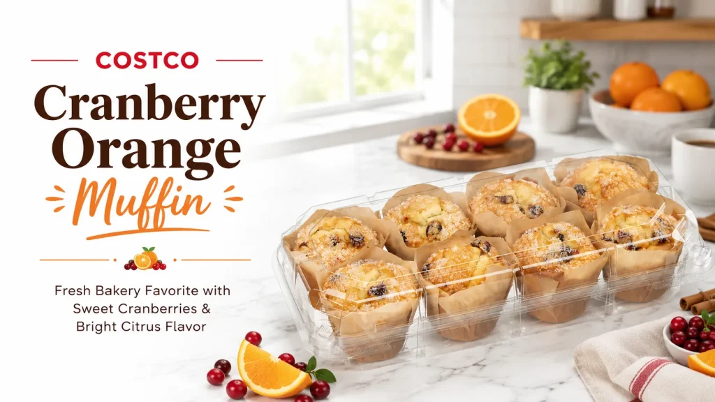 Costco Cranberry Orange Muffin